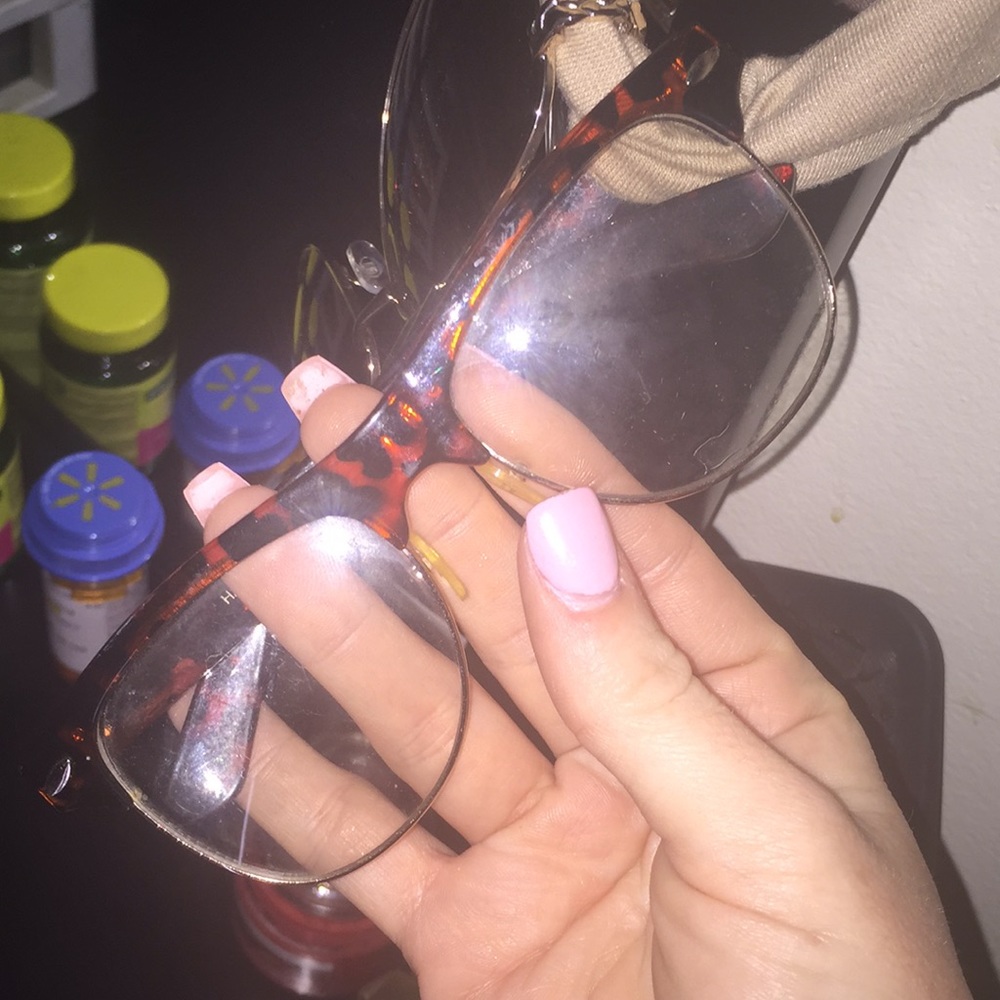 Fake glasses